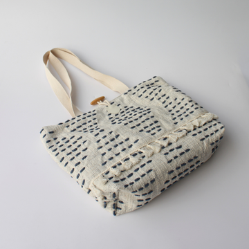 Blue Line Tote Bag