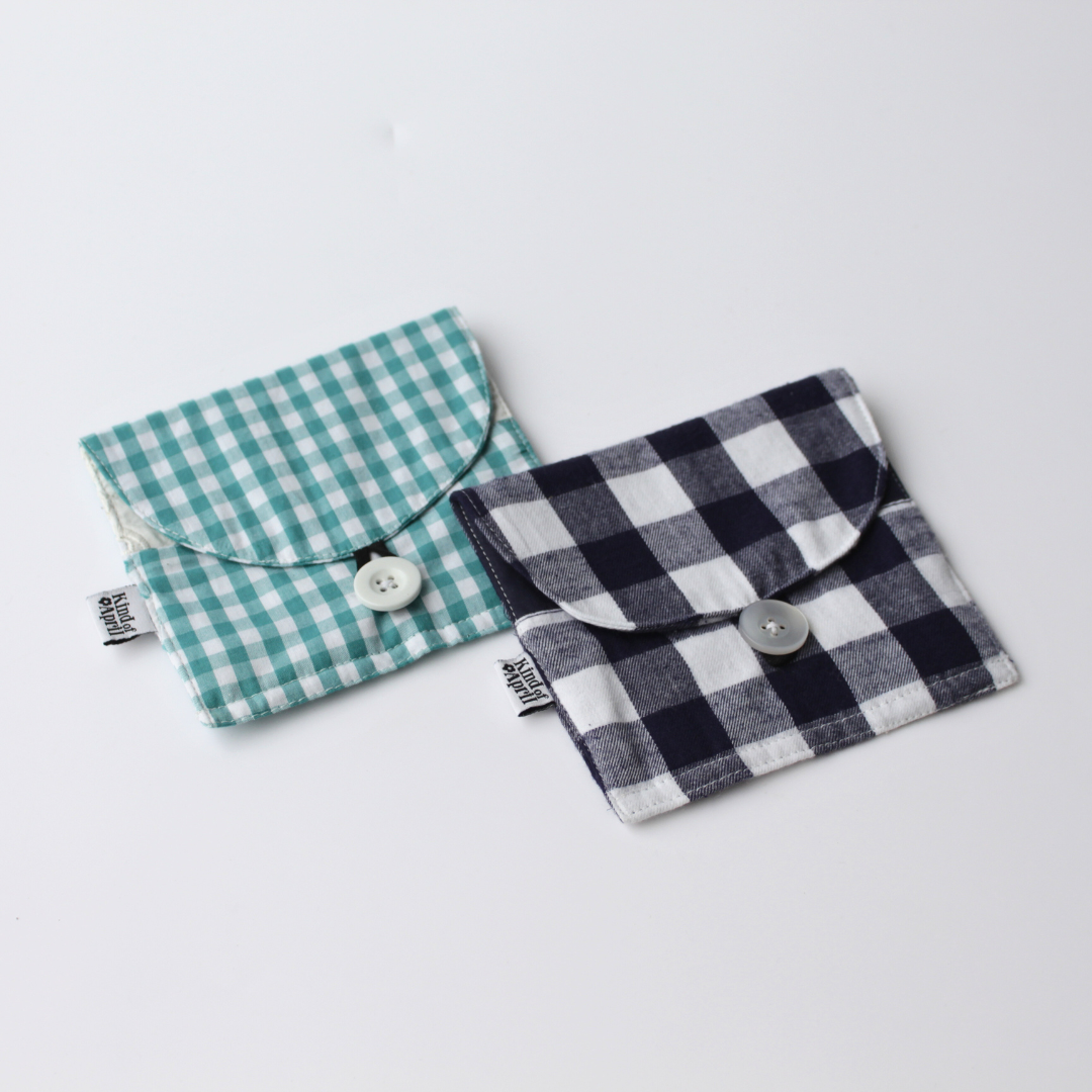 Checks sanitary Pouch(Set of 2)