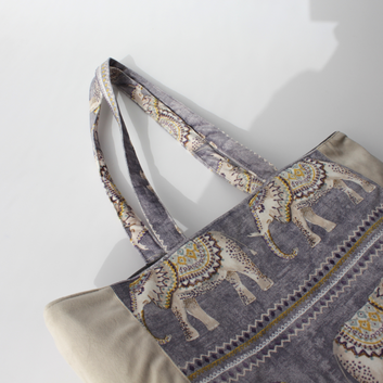 Elephant Grey Box Bag