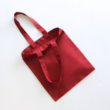 RED CANVAS TOTE BAG (Pack of 10)