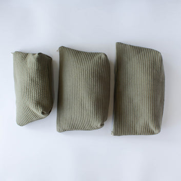 Olive Green Organiser bag (Set of 3)