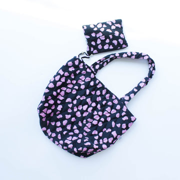 Pink Splash quilted Bag