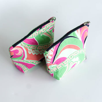Abstract Print Pouch (Set of 2)