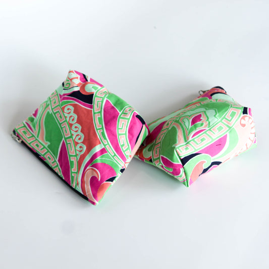 Abstract Print Pouch (Set of 2)