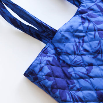 Cobalt blue Quilted bag